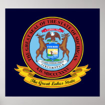 Michigan Seal Print