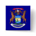 Michigan State Flag buttons by 1791dotus Michigan State Flag buttons