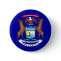 Michigan State Flag buttons by 1791dotus Michigan State Flag buttons