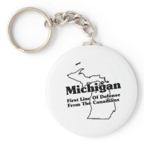 Michigan State Slogan keychains