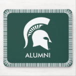 Michigan State Spartan Helmet Logo Mouse Pad