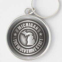 "Michigan Steel" Keychains