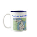 Michigan Symbols & Map mugs by archemedes Michigan Symbols & Map mugs