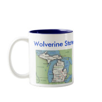 Michigan Symbols & Map mugs by archemedes Michigan Symbols & Map mugs