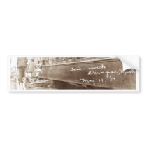 Michigan Train Wreck Bumper Sticker