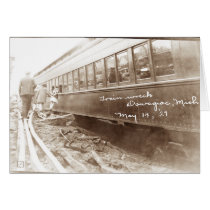 Michigan Train Wreck Card