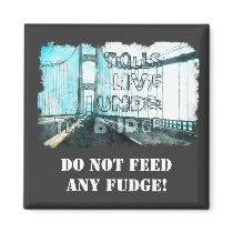 Michigan Trolls Refrigerator Magnet