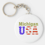 Michigan USA! Keychains