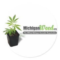 Michigan Weed Sticker