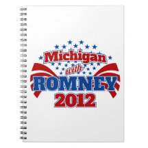 Michigan with Romney 2012 Notebooks