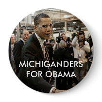 MICHIGANDERS FOR OBAMA buttons by BlueCat00 MICHIGANDERS FOR OBAMA buttons