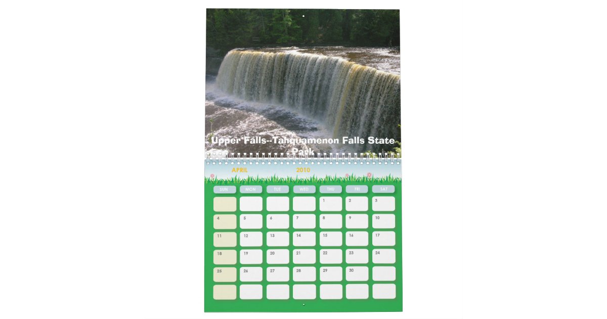 Michigan's Upper Peninsula.. Calendar Zazzle