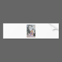 Michizane Composes a Poem by Moonlight bumper stickers
