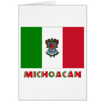 Michoacán Unofficial Flag Card