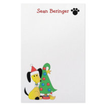 Mick and Henry Decorate the Tree stationery