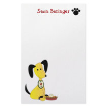 Mick and Henry Love Pie stationery