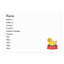 Mick and Henry Take a Bath Business Card Template