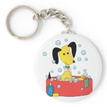 Mick and Henry Take a Bath Keychain