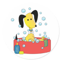 Mick and Henry Take a Bath stickers by candystore Mick and Henry Take a Bath stickers