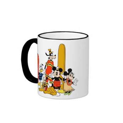 Mickey and Friends at the Beach mugs