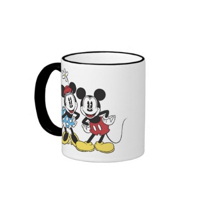Mickey and Minnie Mouse mugs