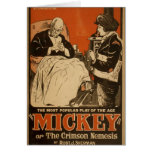 Mickey, by 'Robt .J. Sherman' Retro Theater Greeting Card