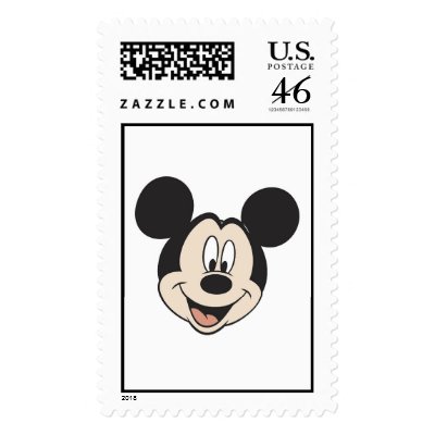 Mickey Face postage