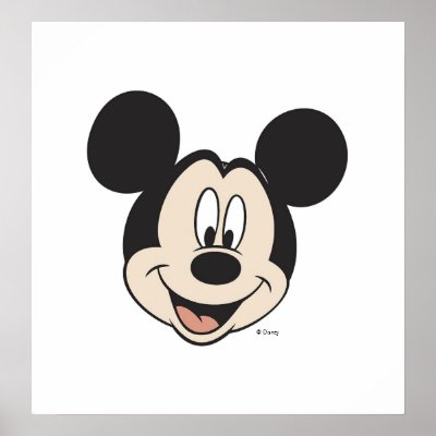 Mickey Face posters
