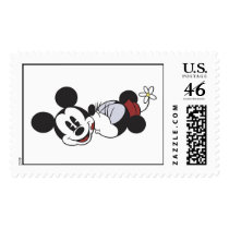 Mickey & Friends classic Minnie kissing Mickey Postage
