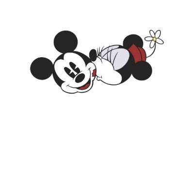 Mickey & Friends classic Minnie kissing Mickey t-shirts
