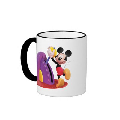 Mickey & Friends Mickey pulling lever mugs