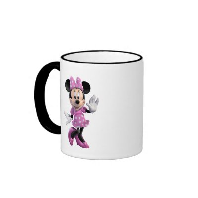 Mickey & Friends Minnie in Pink Polka Dots mugs