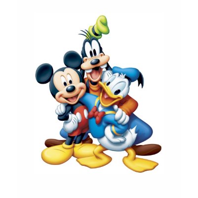 Mickey, Goofy, and Donald t-shirts