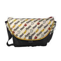 Mickey Icon Pattern Messenger Bags at Zazzle