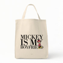 Mickey is My Boyfriend Canvas Bag