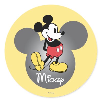 Mickey Mouse 12 stickers
