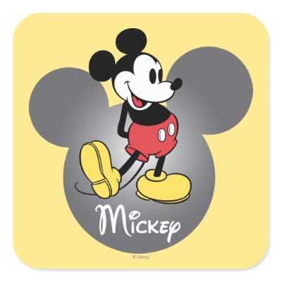 Mickey Mouse 12 stickers