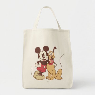 Mickey Mouse and Pluto bags