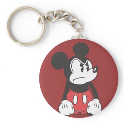 Mickey Mouse Angry Keychain