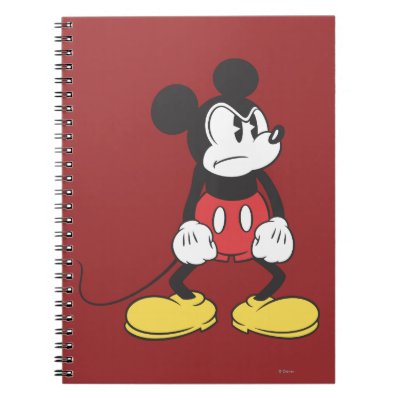 Mickey Mouse Angry notebooks