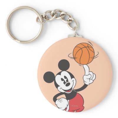 Mickey Mouse Basketball Player 1 Keychain