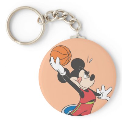 Mickey Mouse Basketball Player 2 Keychains