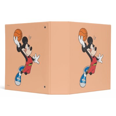 Mickey Mouse Basketball Player 2 binders