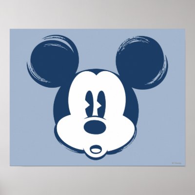 Mickey Mouse Blue posters