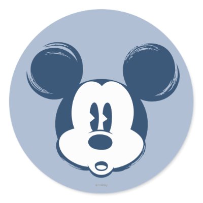 Mickey Mouse Blue stickers