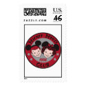 Mickey Mouse Club 1956 logo stamp
