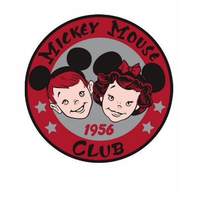 Mickey Mouse Club 1956 logo t-shirts
