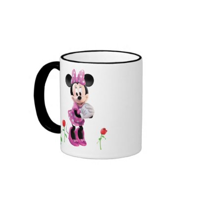 Mickey Mouse Club House's Minnie with tulips mugs