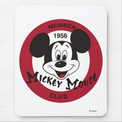 Mickey Mouse Club logo mousepads