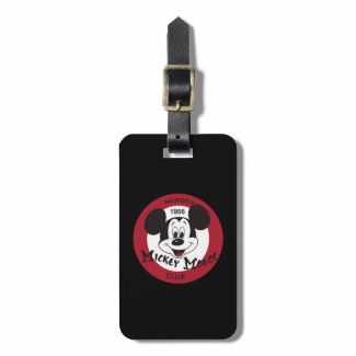 Mickey Mouse Club Luggage Tag